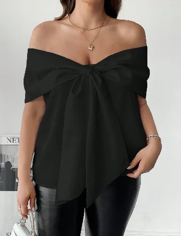 Bluza SHEIN CURVE, negru