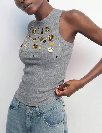 Top SHEIN, gri