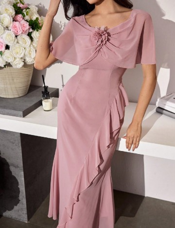 Rochie lunga SHEIN, roz