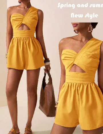 Salopeta SHEIN, galben