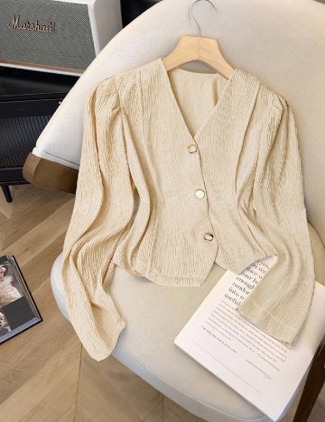 Jacheta SHEIN CURVE, crem