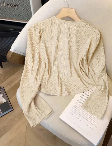 Jacheta SHEIN CURVE, crem