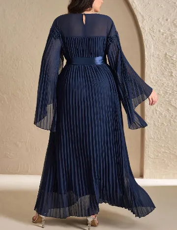 Rochie lunga SHEIN CURVE, bleumarin