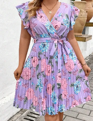 Rochie scurta SHEIN CURVE, mov