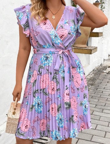 Rochie scurta SHEIN CURVE, mov