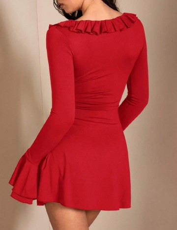 Rochie scurta SHEIN, rosu
