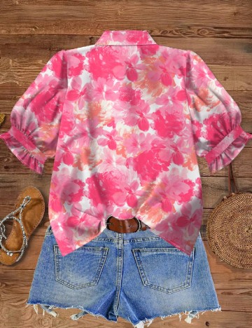 Camasa SHEIN CURVE, roz