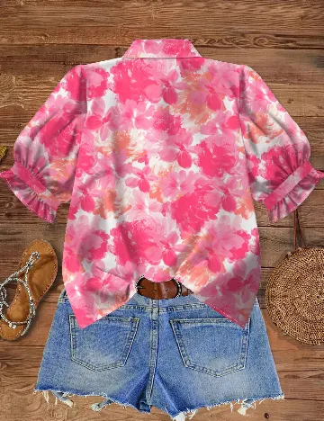 Camasa SHEIN CURVE, roz