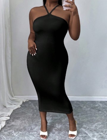 Rochie medie SHEIN CURVE, negru