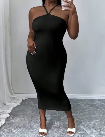 Rochie medie SHEIN CURVE, negru