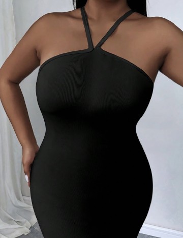 Rochie medie SHEIN CURVE, negru