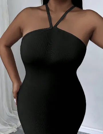 Rochie medie SHEIN CURVE, negru