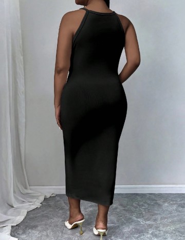 Rochie medie SHEIN CURVE, negru