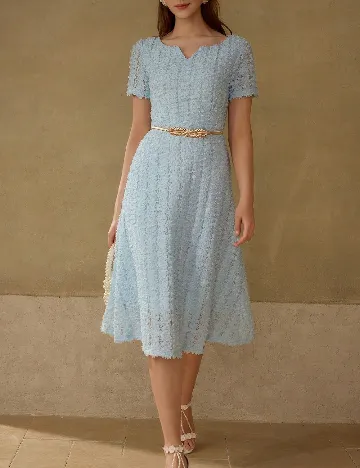 Rochie medie MOTF, albastru