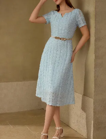 Rochie medie MOTF, albastru