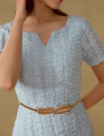 Rochie medie MOTF, albastru