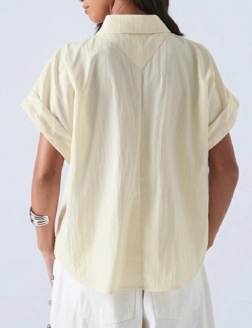 Camasa SHEIN, galben deschis