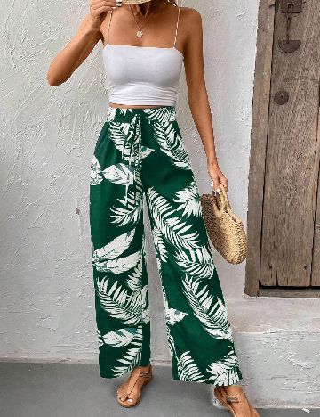 Pantaloni SHEIN, verde