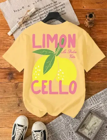 Tricou SHEIN CURVE, galben