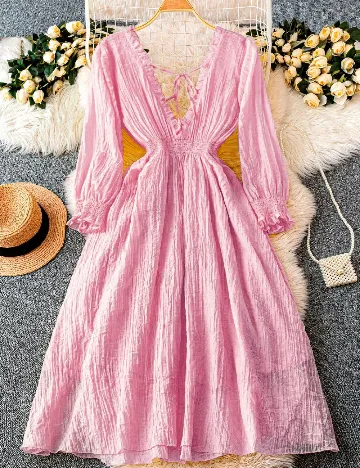 Rochie medie SHEIN CURVE, roz