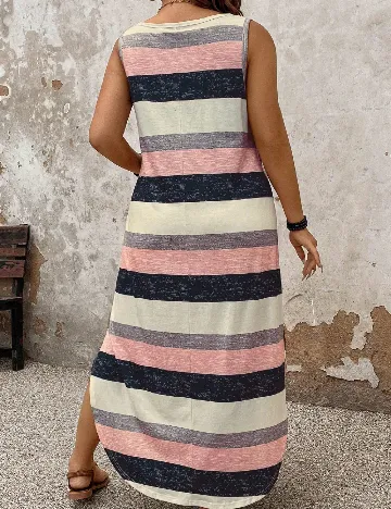 Rochie lunga SHEIN CURVE, mix culori