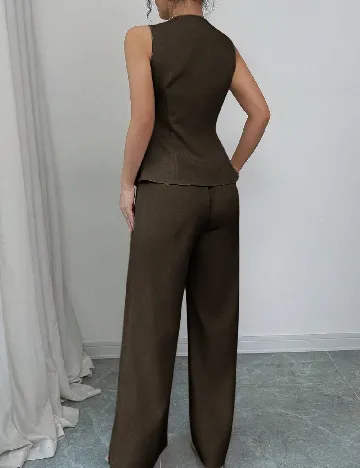 Compleu SHEIN, maro inchis