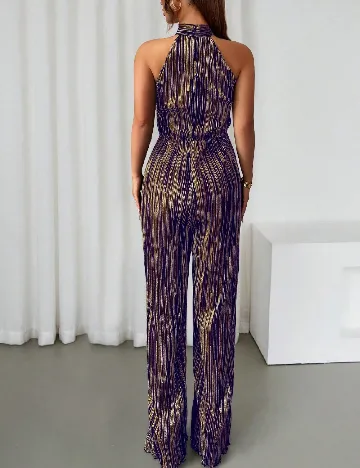 Salopeta SHEIN, mov/auriu