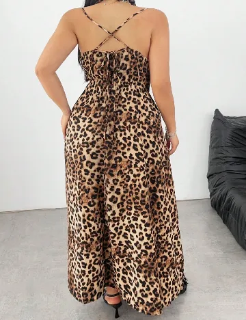 Rochie lunga SHEIN CURVE, animal print