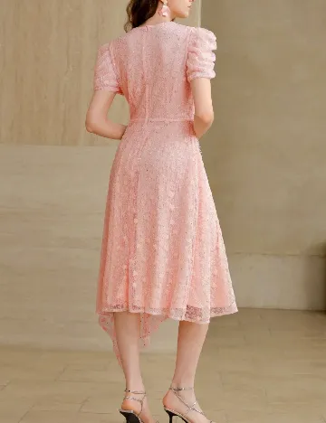 Rochie medie MOTF, roz