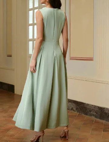 Rochie lunga MOTF, verde