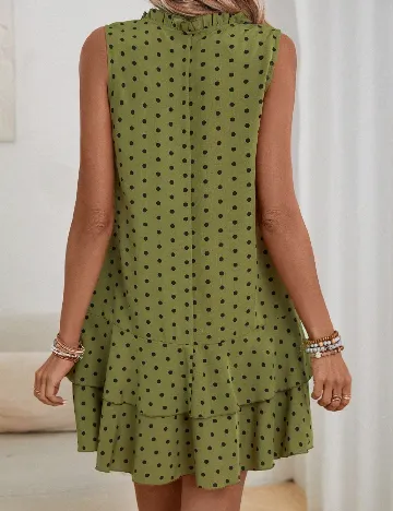 Rochie scurta Emery Rose, verde