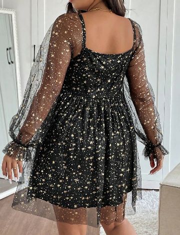 Rochie scurta SHEIN CURVE, negru