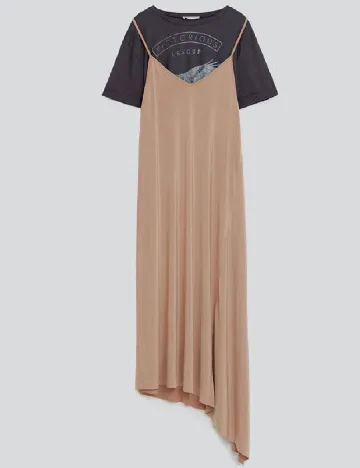 Rochie medie Zara, maro