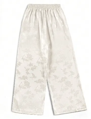 Pantaloni SHEIN, alb