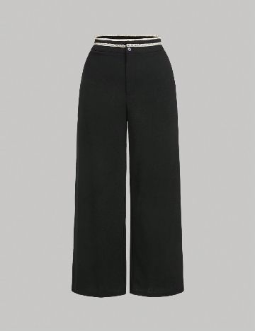 Pantaloni SHEIN CURVE, negru