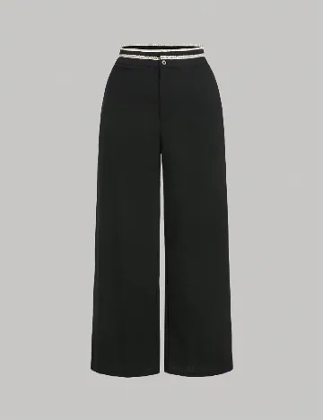 Pantaloni SHEIN CURVE, negru