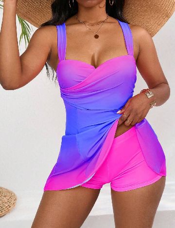 Costum de baie SHEIN, mix culori