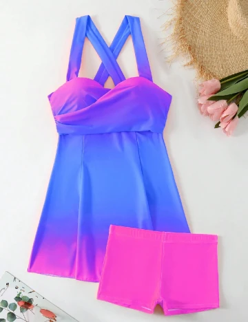 Costum de baie SHEIN, mix culori