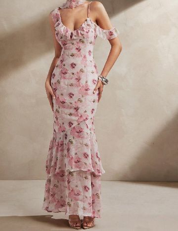 Rochie lunga L Amorae, roz