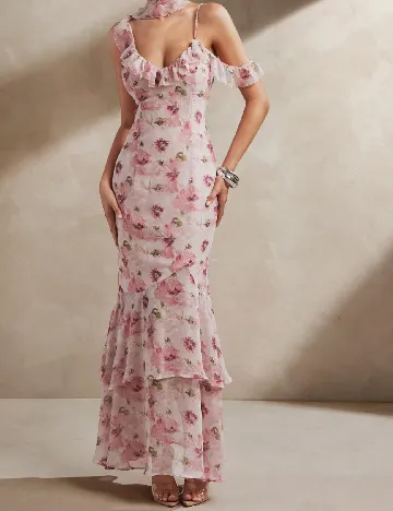 Rochie lunga L Amorae, roz