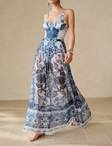 Costum de baie SHEIN, albastru