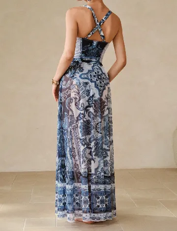 Costum de baie SHEIN, albastru