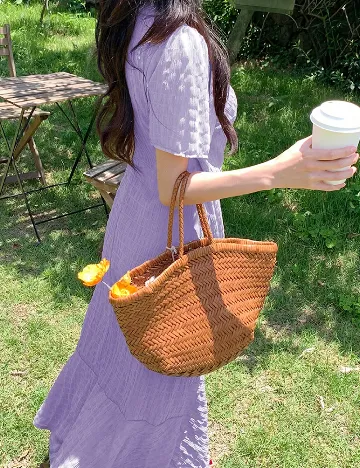 Rochie medie Dazy, mov