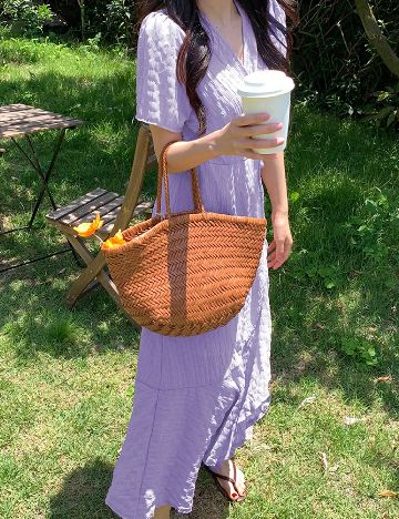 Rochie medie Dazy, mov