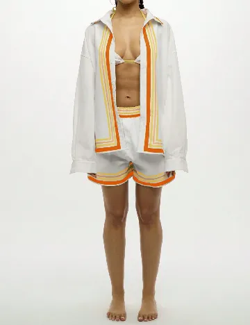 Pantaloni scurti SUMWON, alb