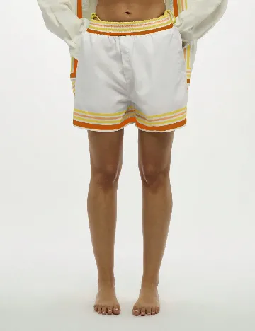 Pantaloni scurti SUMWON, alb