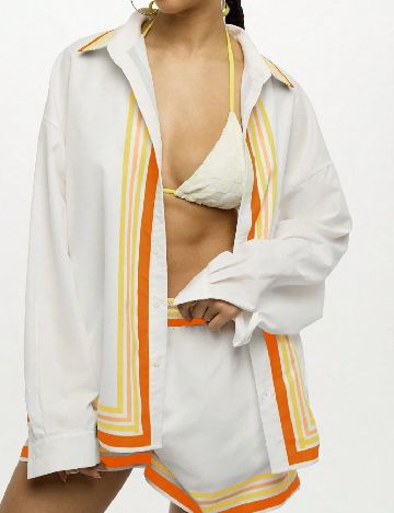 Pantaloni scurti SUMWON, alb