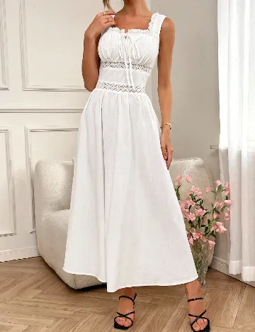 Rochie medie SHEIN, alb