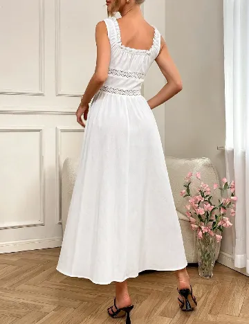 Rochie medie SHEIN, alb