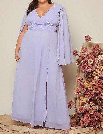 Rochie lunga SHEIN CURVE, lila